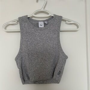 TNA Heather Gray Crop Top